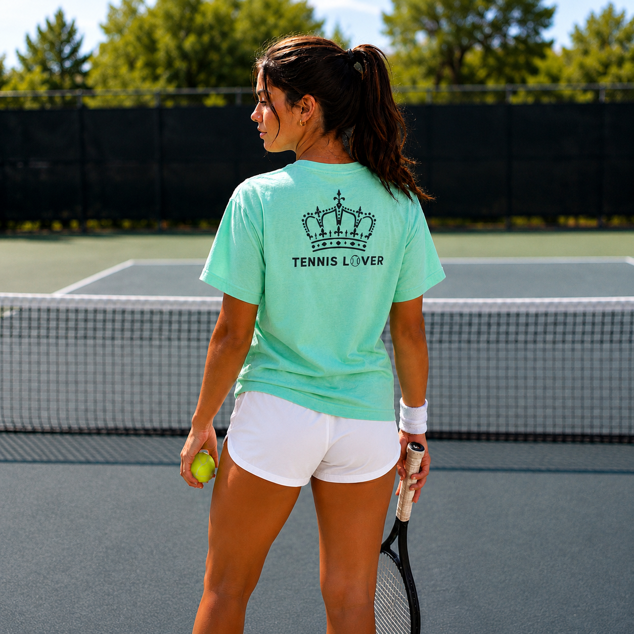 Tennis Lover Crown Tee
