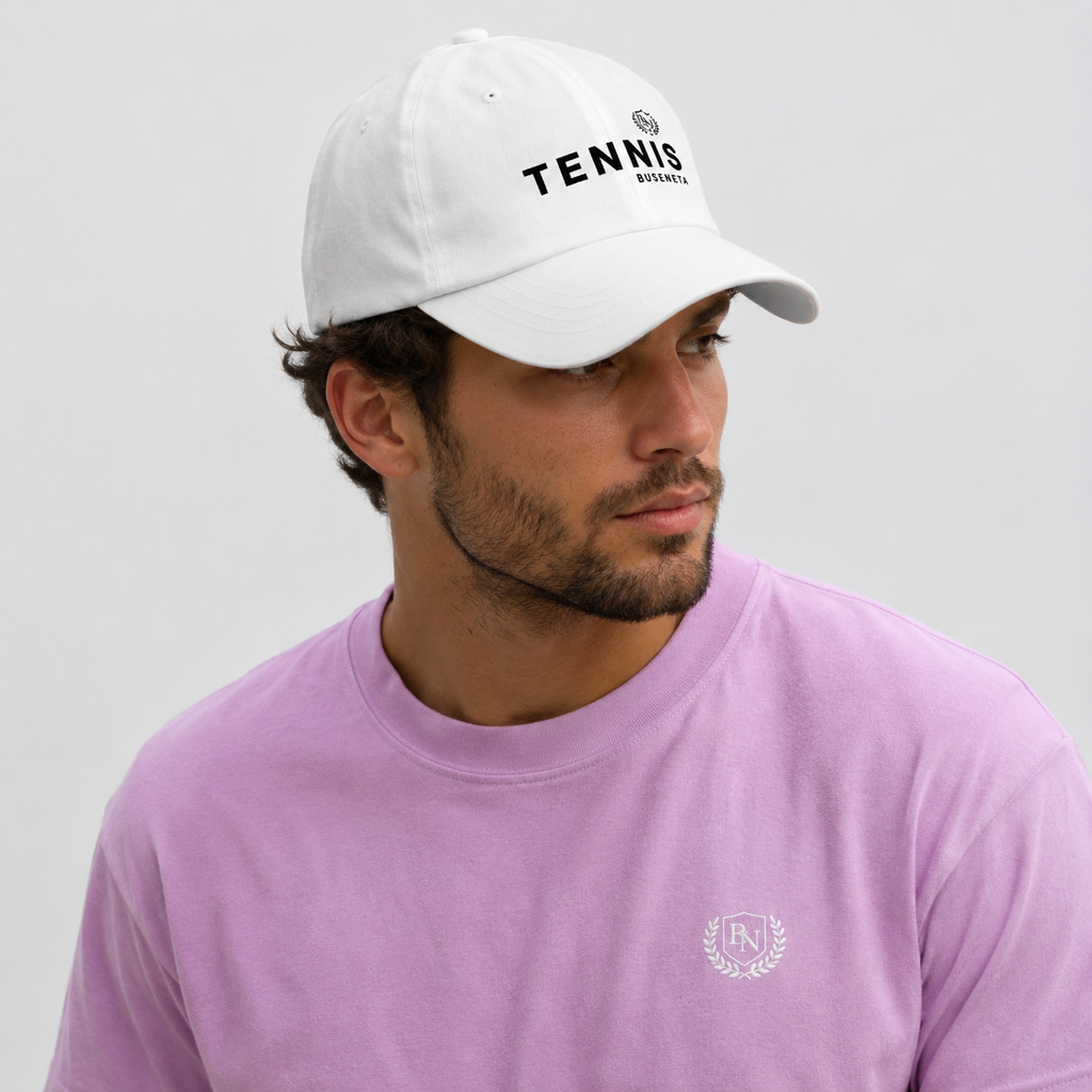 BUSENETA Signature Crest Tennis Cap