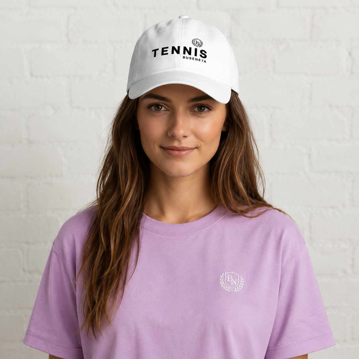 BUSENETA Signature Crest Tennis Cap