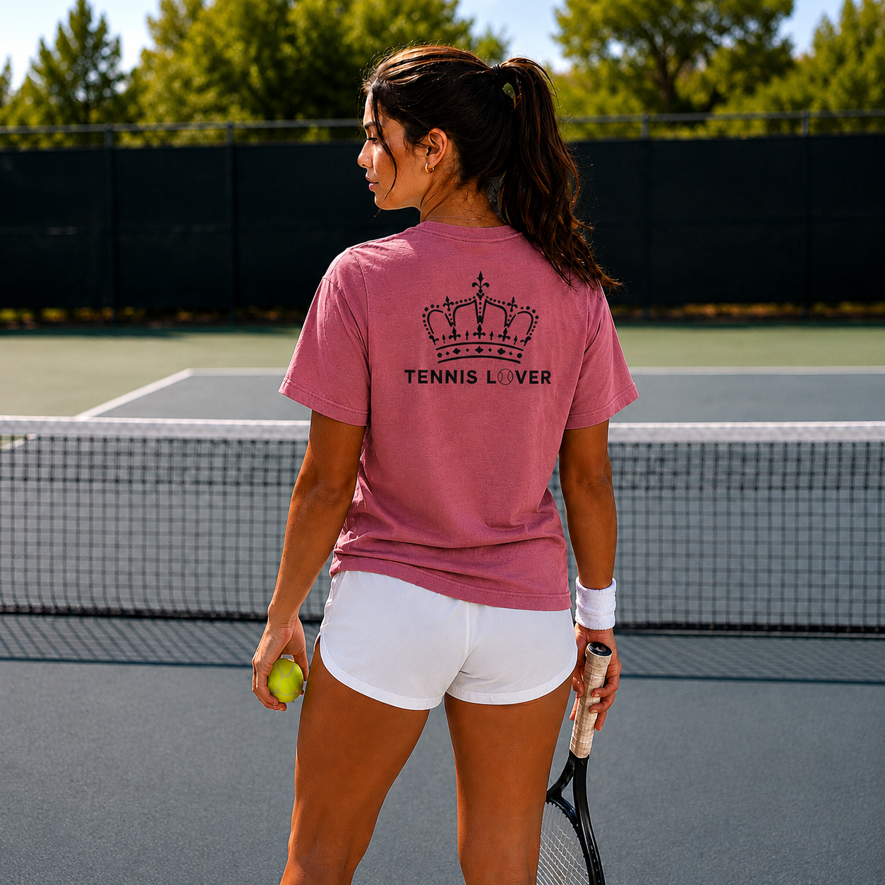 Tennis Lover Crown Tee