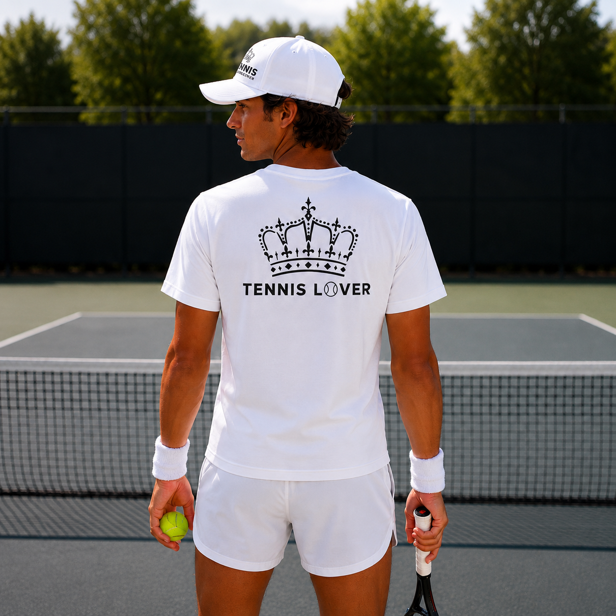 Tennis Lover Crown Tee
